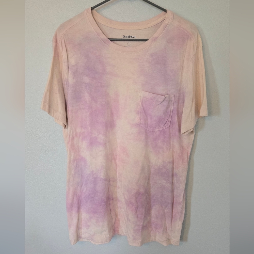 Goodfellow | Light Purple Tie Dye Short Sleeve Tee Size Medium